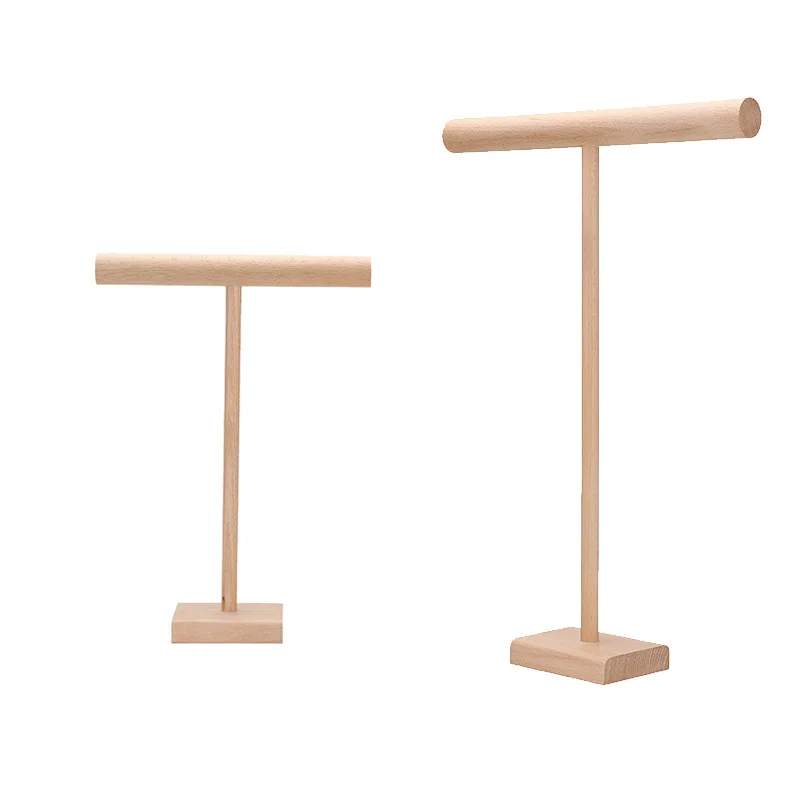 

Hanging Necklace Display Rack Nordic Vertical Solid Wood Jewelry Rack Household Storage Necklace Rack