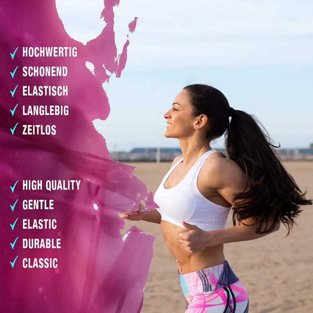 Бесшовные эластичные резинки для волос 50 шт