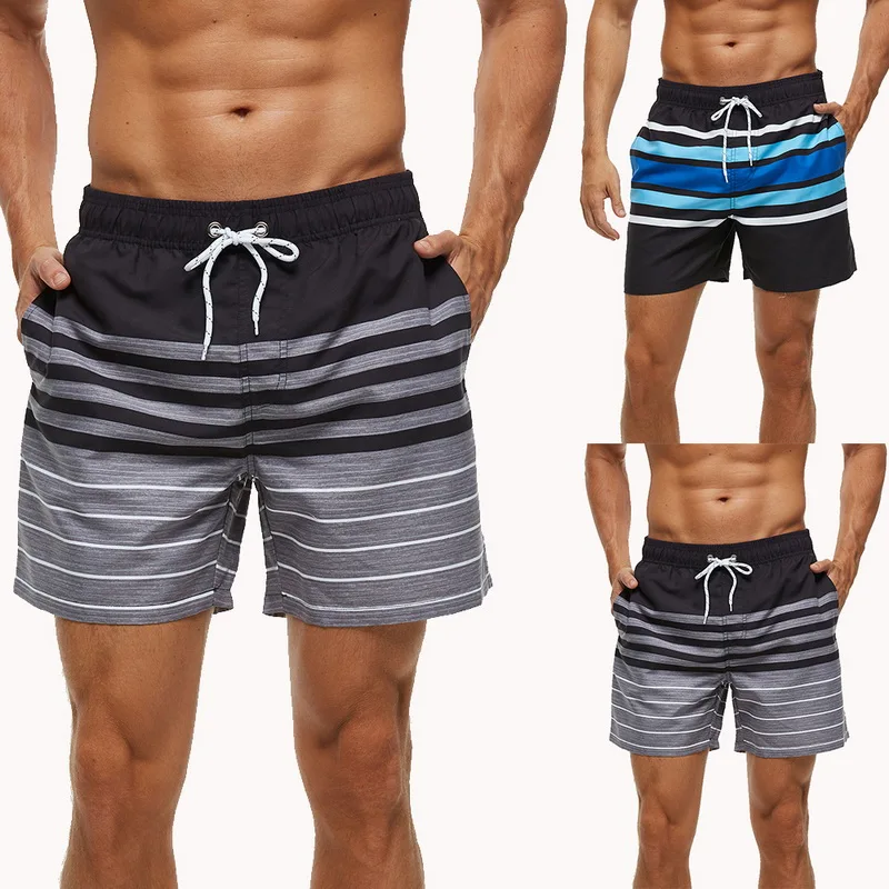 CYSINCOS Mens Swim Trunks Quick Dry Bathing Suit Beach Board Shorts with Mesh Lining 2020 New | Мужская одежда