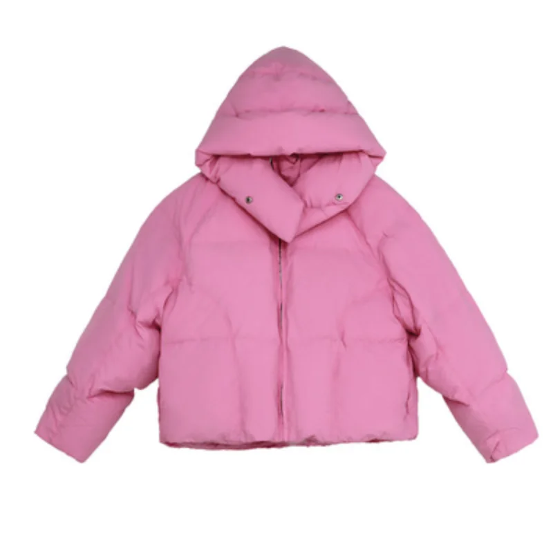 2021 Women Warm Parkas Feamle Korean Hooded Loose Bubble Coat Ladies Coats and Jackets Autumn Winter New Crop Puffer Jacket