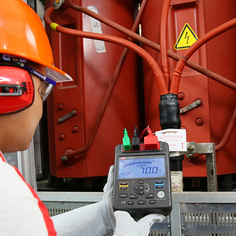 UNI T тестер сопротивления изоляции UT513 Вольтметр постоянного и переменного тока