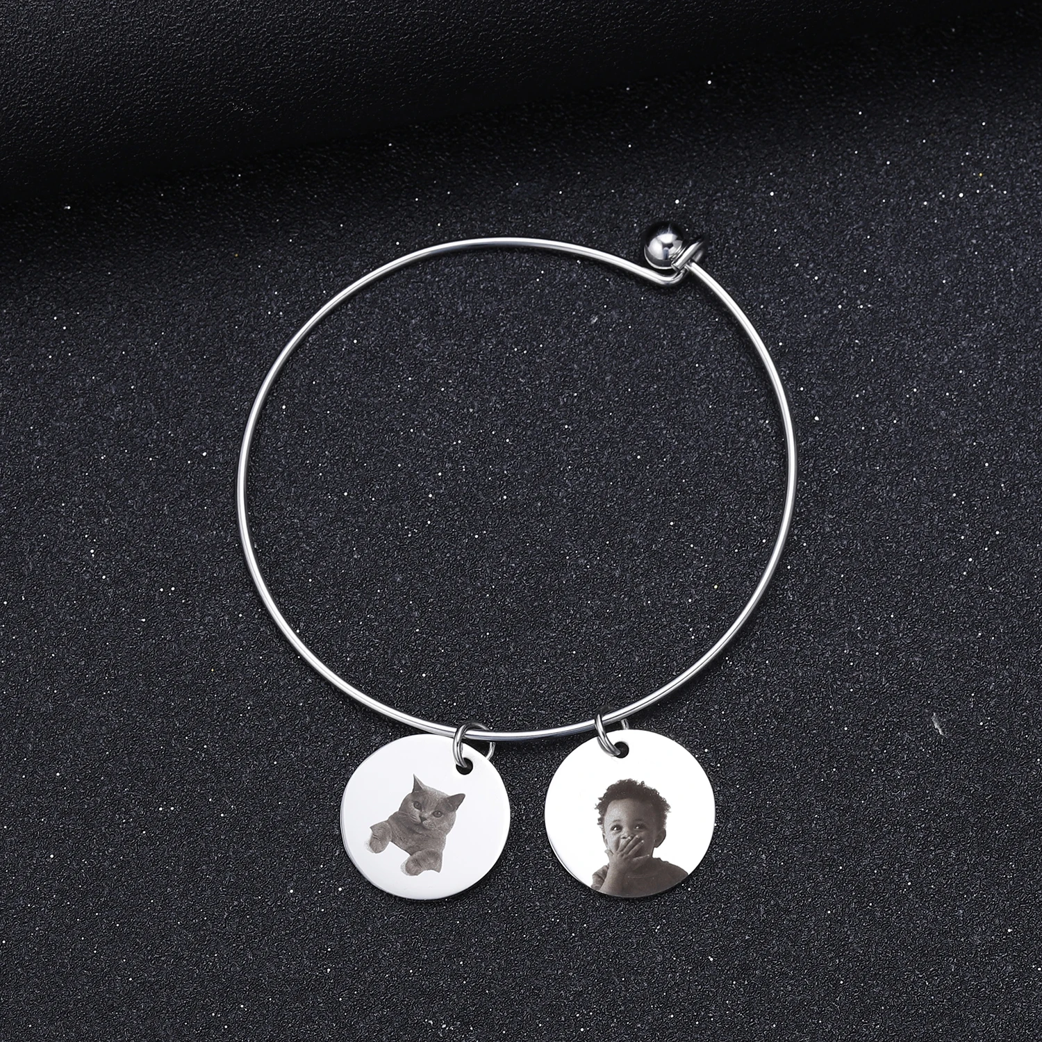 Персонализированный браслет с координатами подарок на выпускной для женщин