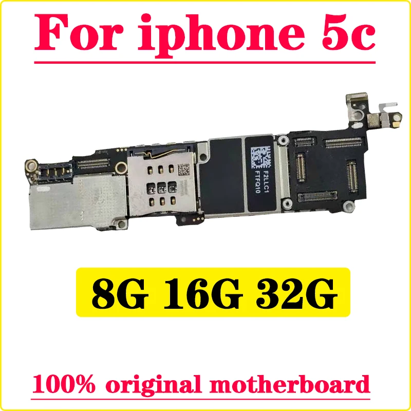 Полностью разблокированная для iphone 5C материнская плата с чистым iCloud 100%
