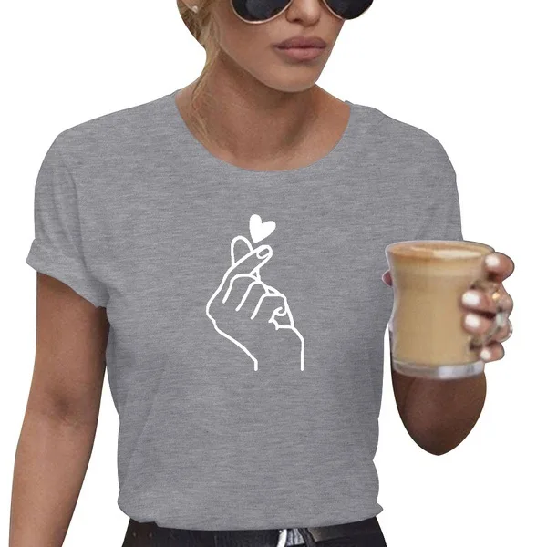 Новые женские модные топы футболки с короткими рукавами и рисунком из женский Ops