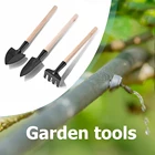Лопатка-грабли 3 шт., гаджеты для садоводства на балконе, набор ручных инструментов для садоводства, бонсай для растений, мини-комбинезоны для пересадки