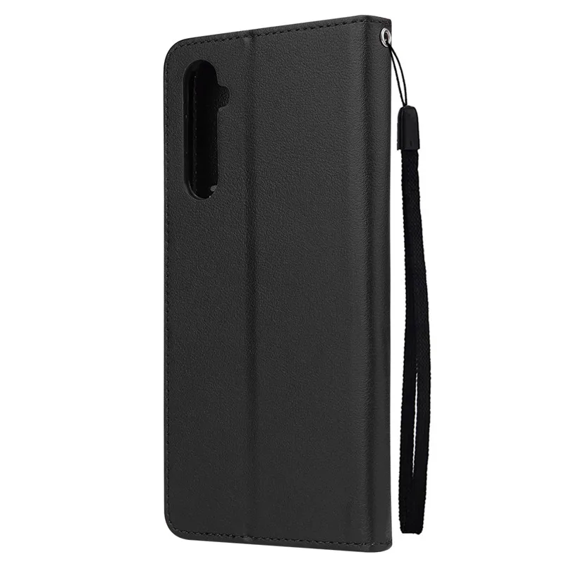 oppo realme 6 leather case on for coque oppo realme 5 pro case magnetic flip cover for oppo realme c11 3 5 6 pro phone case etui free global shipping