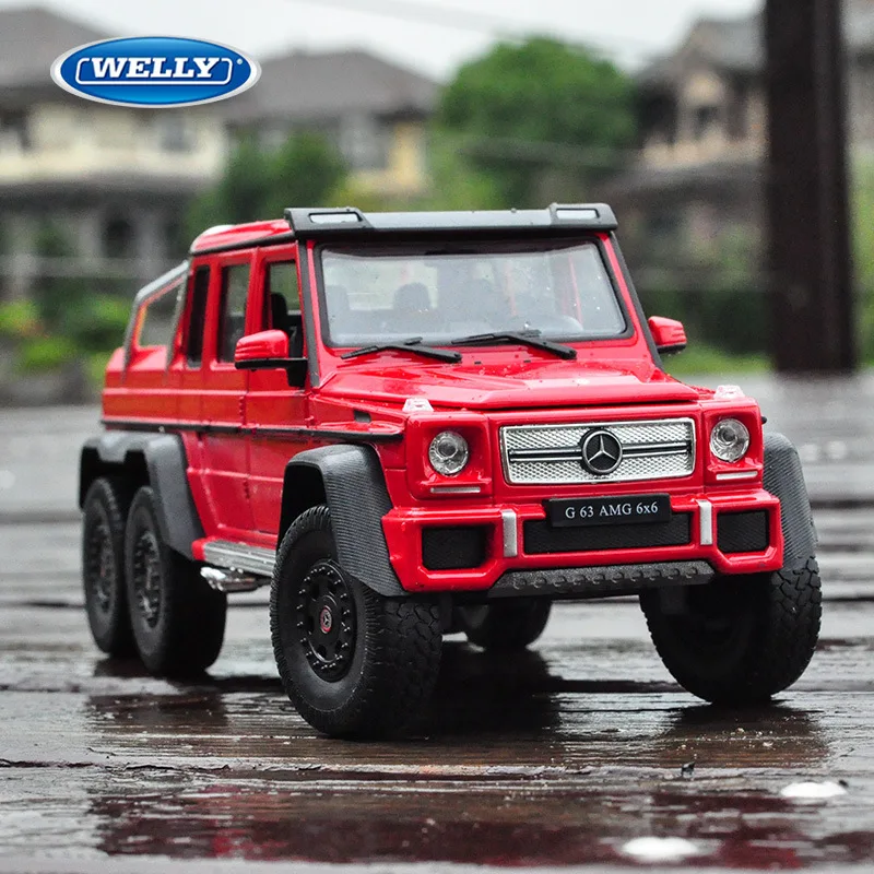 Модель автомобиля WELLY 1: 24mercedes G Class G63 из сплава модель коллекция украшений подарок