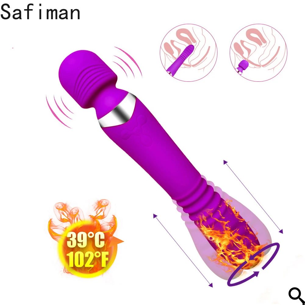 HEYIYI фаллоимитатор с подогревом вибратор для женщины мощные взрослых Секс