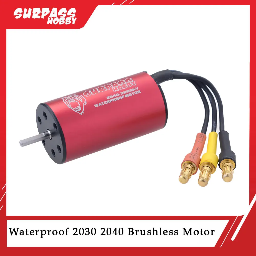 Водонепроницаемый бесщеточный двигатель SURPASSHOBBY KK 2030 2040 2280KV 3200KV 3900KV 4480KV для Traxxas HSP