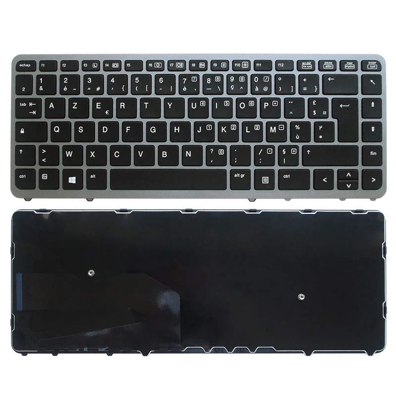 French Azerty Replacement Keyboard For HP Elitebook 840 G1 G2 850 FR No backlight | Компьютеры и офис