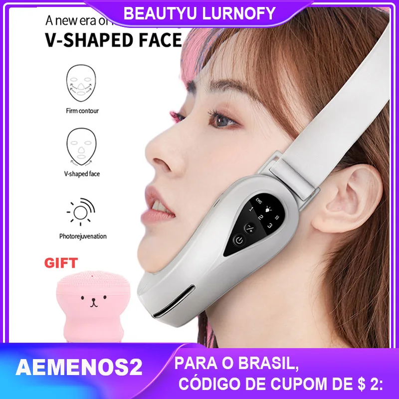 второй подбородок Машина для лифтинга лица Электрический V Face формирующий