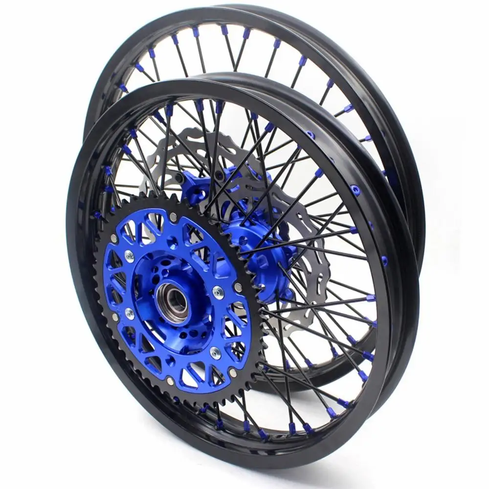 Мотоциклетный комплект KKE 21/18 Enduro Wheels для KTM EXC EXCF SX SXF 125 150 200 250 300 350 450 500 2003-2021 синяя