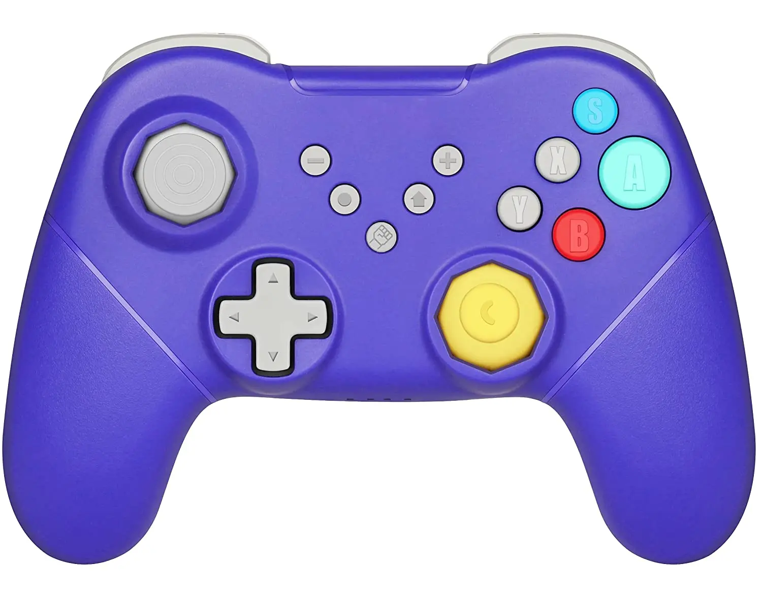 

Беспроводной контроллер Duelist в стиле ретро для использования с Nintendo Switch и ПК, беспроводной геймпад, синий контроллер переключателя