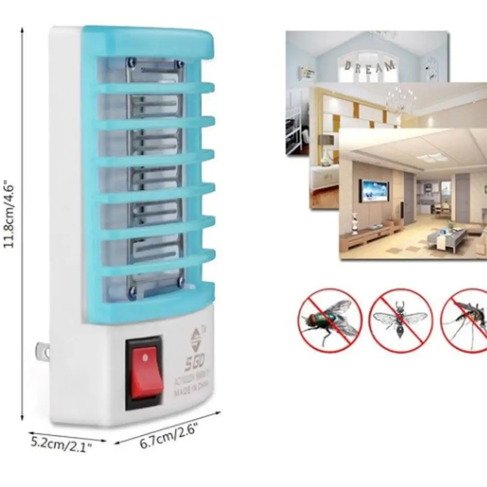 

Photocatalyst Mosquito Killer Lamp Mosquito Repellent Quiet Bug Insect Light Pest Control LED UV Light Night Lamp