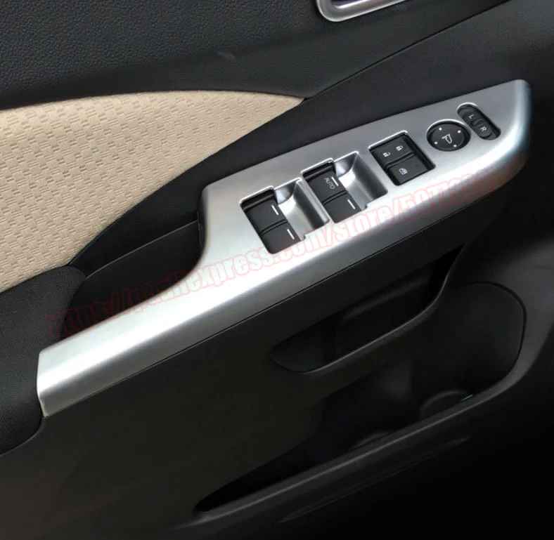 

Кнопка переключения окна автомобиля ABS Хромированная для Honda CRV CR-V 2012 2013 2014 2015 2016, 4 шт.