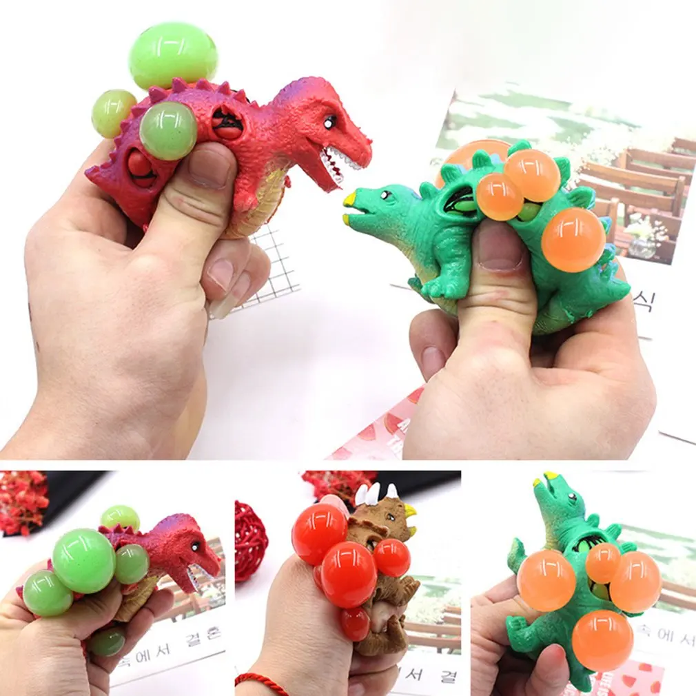 OCDAY модель динозавра виноград вентиляционные шарики игрушки ПУ имитация сжимать