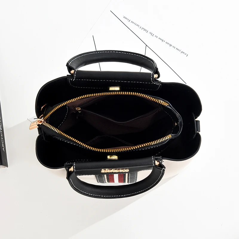 Элегантная женская сумка роскошного бренда кожаная дизайнерская белая через