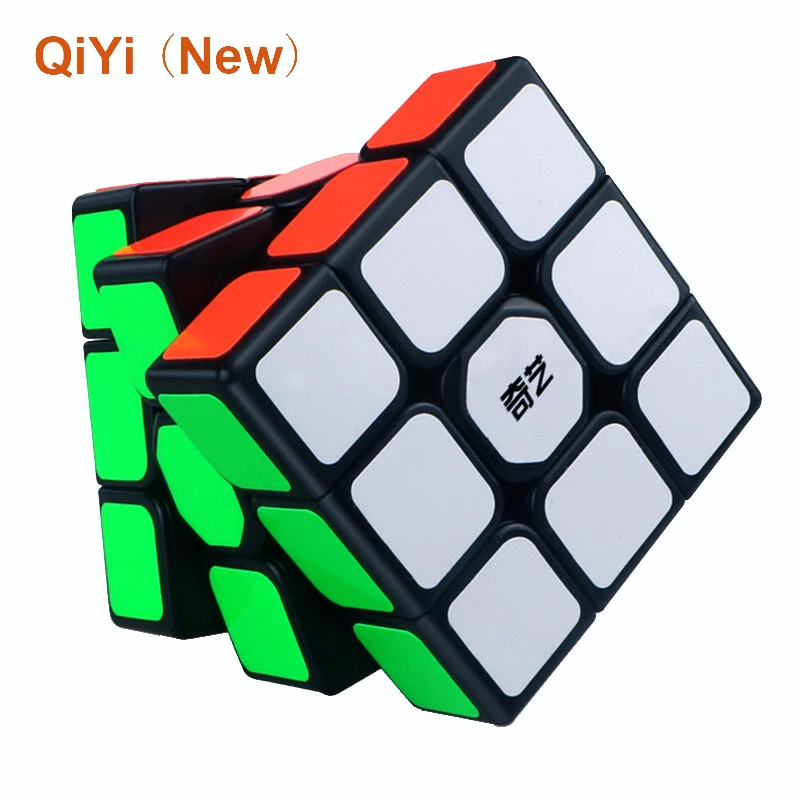 Qiyi 2X2 магический куб 3x3 профессиональный Cubo Magico 2x2x2 скоростной куб карманный 3x3x3 Кубики-головоломки Развивающие игрушки для детей - Цвет: QiHang Black