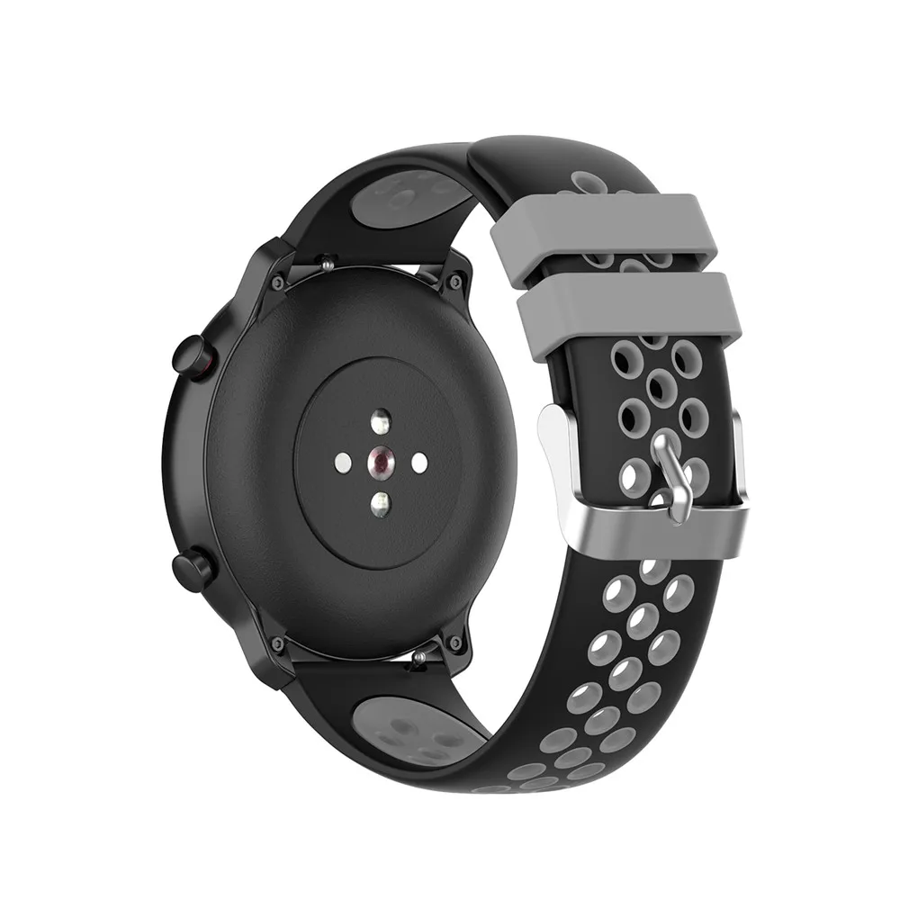 Силиконовый ремешок 20 мм для Garmin VIVOMOVE 3/HR Sport для samsung Galaxy Watch 42 мм R815 для Timex Weekender/Expedition