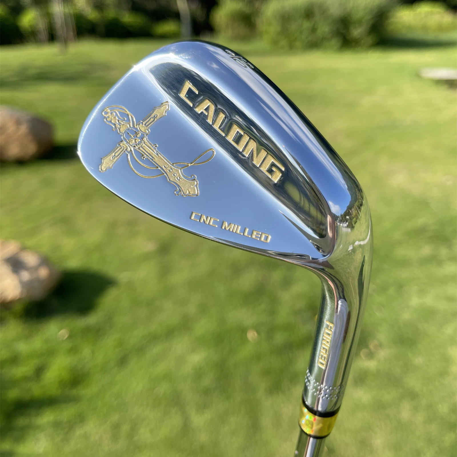 Серебряные клиновидные S20C кованые лицевые оригинальные динамические золотые