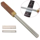 Напильник для закручивания ладов гитары, 4 размера, с защитой шеи, из углеродистой стали, инструмент для ремонта, струнные инструменты, аксессуары