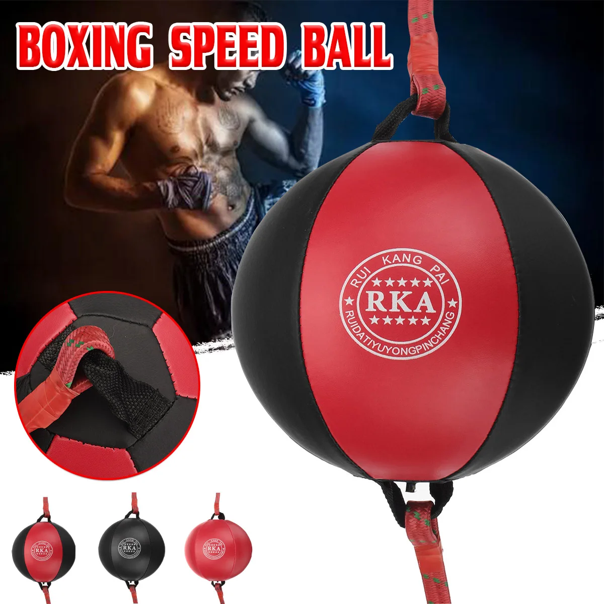 

2021 Punching Ball PU Boxing Bag Training Reaction Speed Speed Balls Muay Thai Punch Boxe Fitness Sports Equipment Training