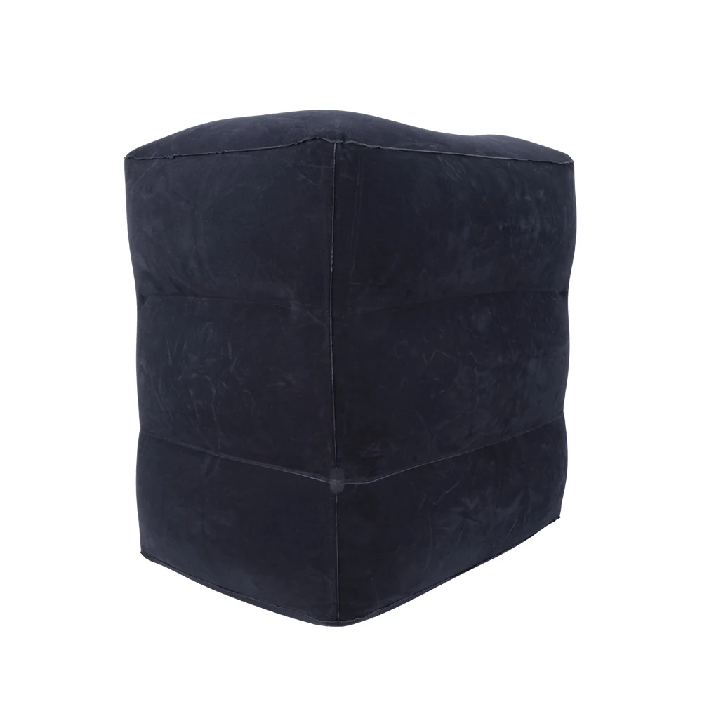 Портативная надувная подушка для ног полета из ПВХ воздушная офиса дома