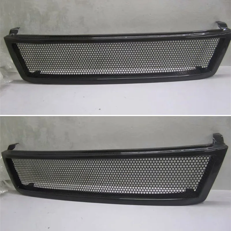 Используется для toyota land cruiser prado Racing Grills 1996-2002 год углеродного волокна LC90 LC95 3400 2700 решетка крышка аксессуары - Цвет: carbon fiber style2