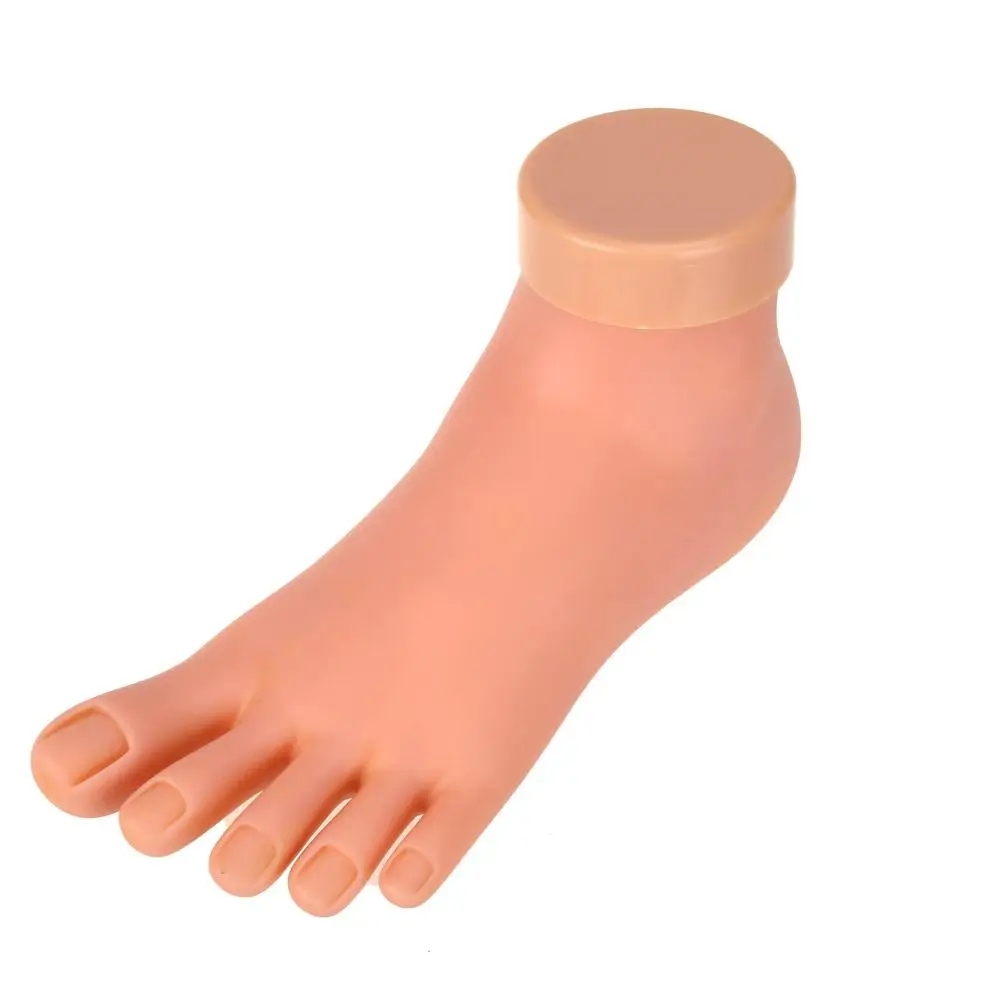 

Nail Training Hand/Foot Flexible Soft Plastic Hand Model Flectional Mannequin Fake Hand Nail Art Practice Display Tools