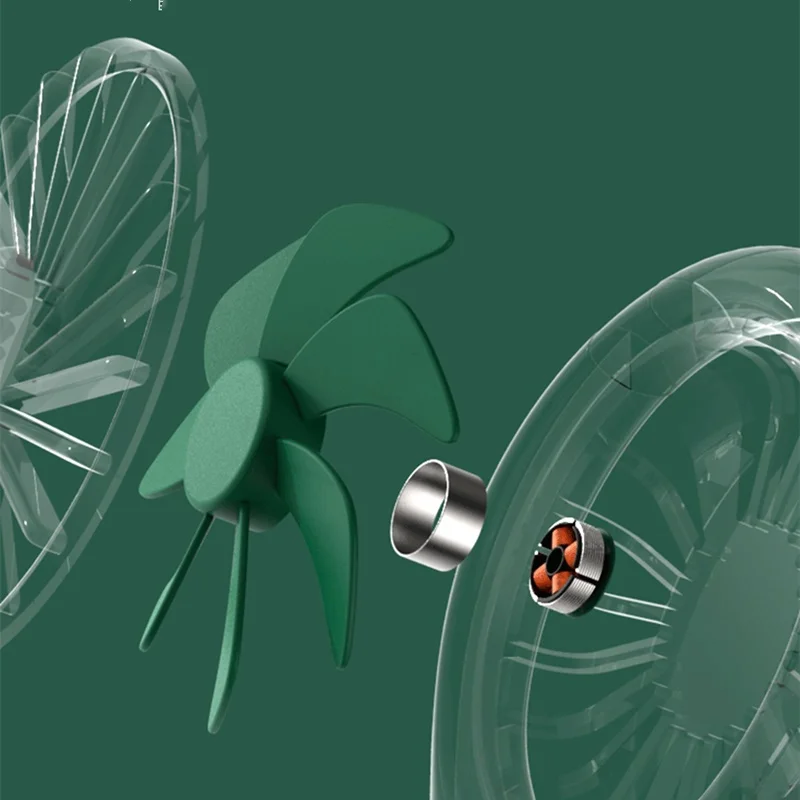 

Collapsible Mini Neck Fan 1200mAh USB Rechargeable Fan Mute Sports Fans for Home Outdoor Ventilador Portatil Abanicos