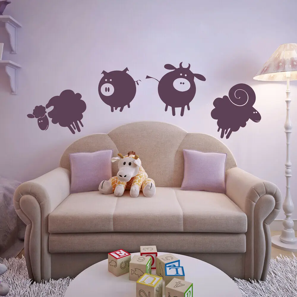 Искусство для домашнего декора Виниловая наклейка на окно детскую спальню