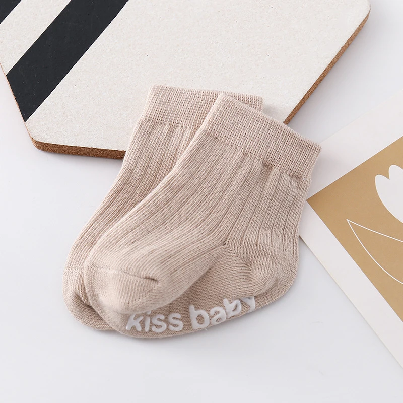 Короткие носки для новорожденных Вязаные толстые носки-башмачки маленьких
