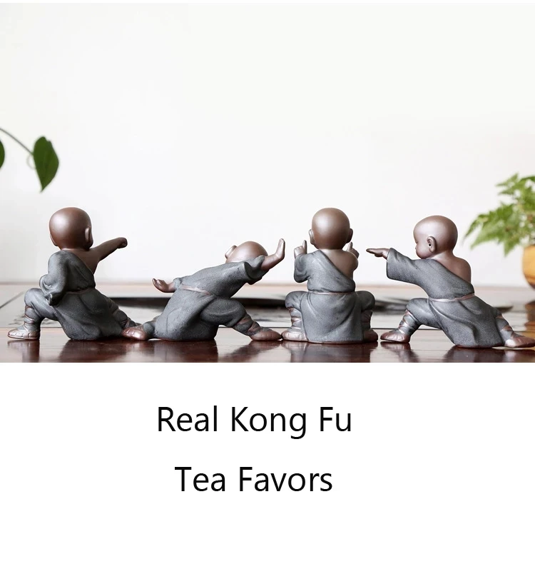 

Ceramic Home Decor Tea Pet Ceremony Accessories Kung Fu Kid Buddha Favor Black Gold Sand Boutique Ornaments Study Decoration