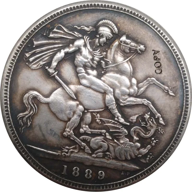 1887 1892 Королева Великобритании Виктория монеты КОПИЯ Виктории Sovereign
