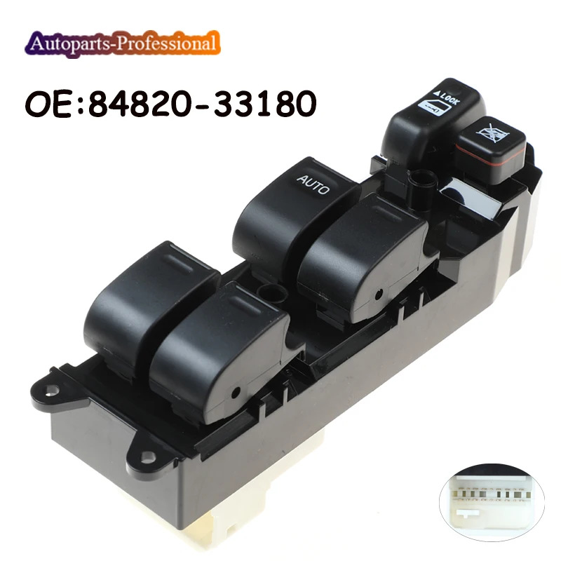 High Quality Electric Power Window Master Switch For Toyota Camry 2001-2006 8482033180 84820-33180 Car Auto accessorie High Quality Electric Power Window Master Switch For Toyota Camry 2001-2006 8482033180 84820-33180 Car Auto accessorie