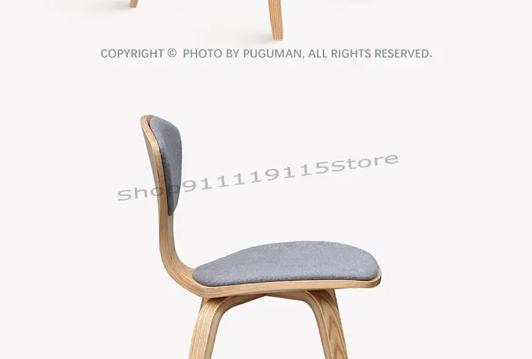 С мягкой обивкой из ткани для обеденного стула Кофе стул дизайнерский домашний