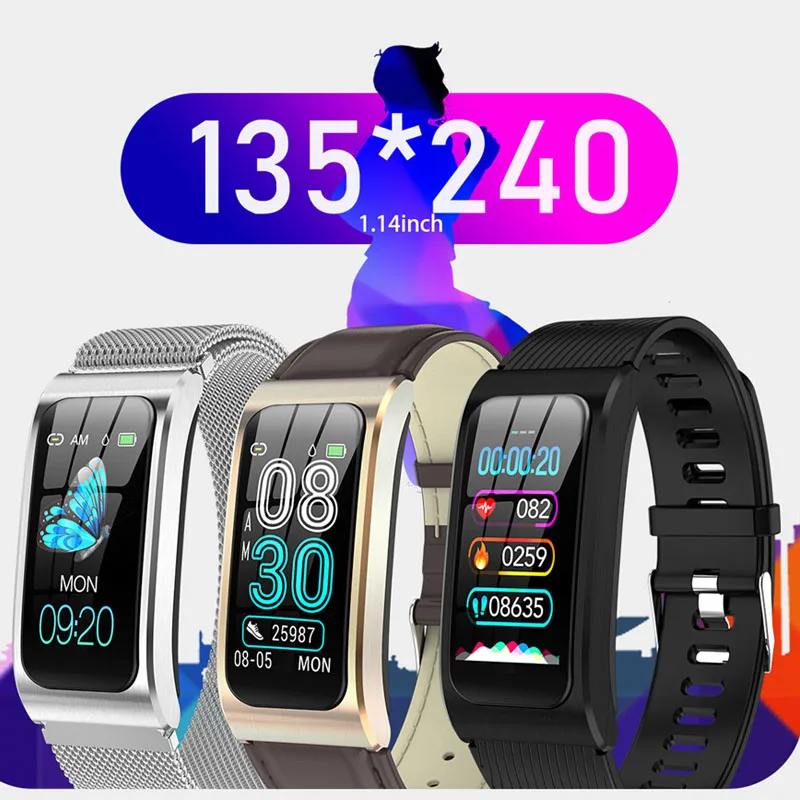GIAUSA AK12 Смарт-часы браслет Ip68 Водонепроницаемый Сфигмоманометр для женщин и мужчин strual cycle монитор активности спортивный ремешок для мужчин