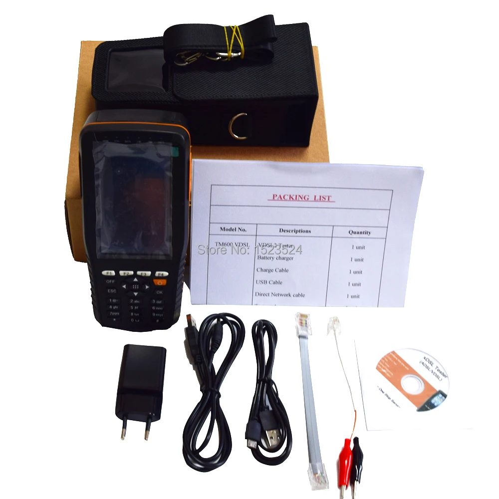 TM-600 VDSL VDSL2 прибор для тестирования ADSL WAN & LAN тестер с тональным трекером и TDR