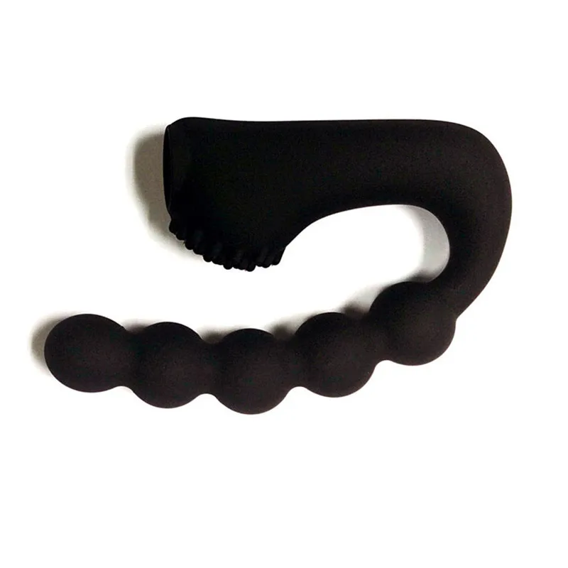 Abay 10 режим нагрева Анальный вибратор Длинные бусы массажер простаты секс-игрушки