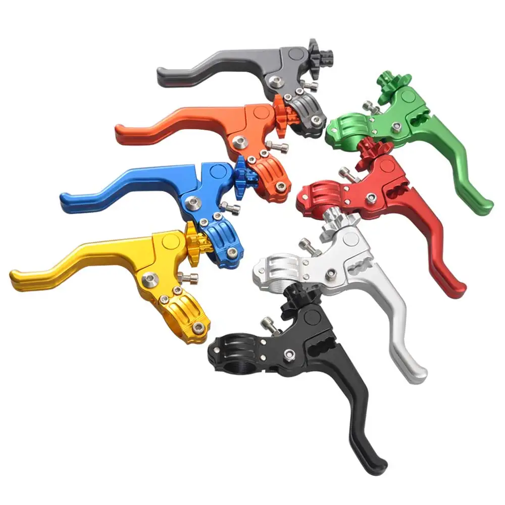 

Motorbike Handle Lever Clutch Brake Lever 2 Fingers Short Stunt For Harley XG750 Suzuki GSX Triumph Tiger Honda CB500 Yahama YZF