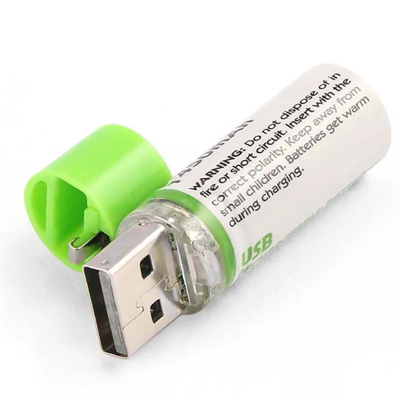 1 10 шт. AA батарея Nimh 2 в 1450 мАч перезаряжаемая Ni MH USB для пульта дистанционного