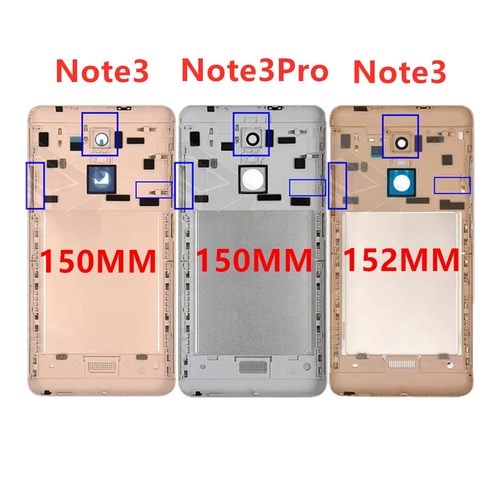 Для Xiaomi Redmi Note 3 150 мм/152 мм Крышка батарейного отсека Redmi Note 3 Pro задняя крышка батарейного отсека дверной Корпус чехол Global/Special Edition