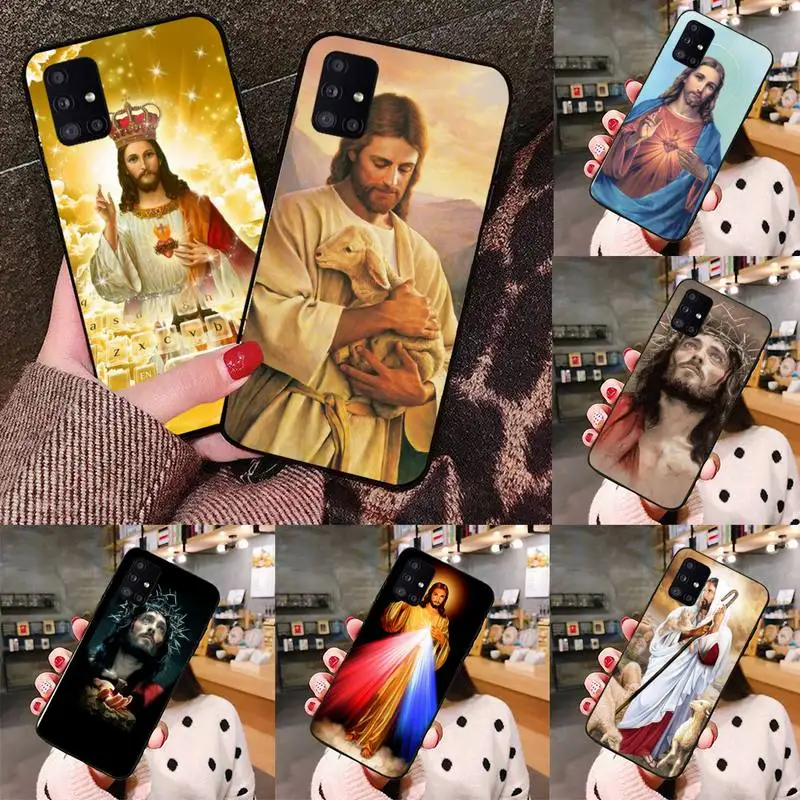 

Faith Christian Religious Jesus Phone Case black For Samsung galaxy S 21 20 10 A 51 71 50 21s 70 40 20 20e note 10 plus Ultra 5g