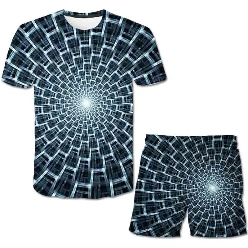 Комплект одежды для мальчиков из полиэстера футболка и шорты | Детские комплекты
