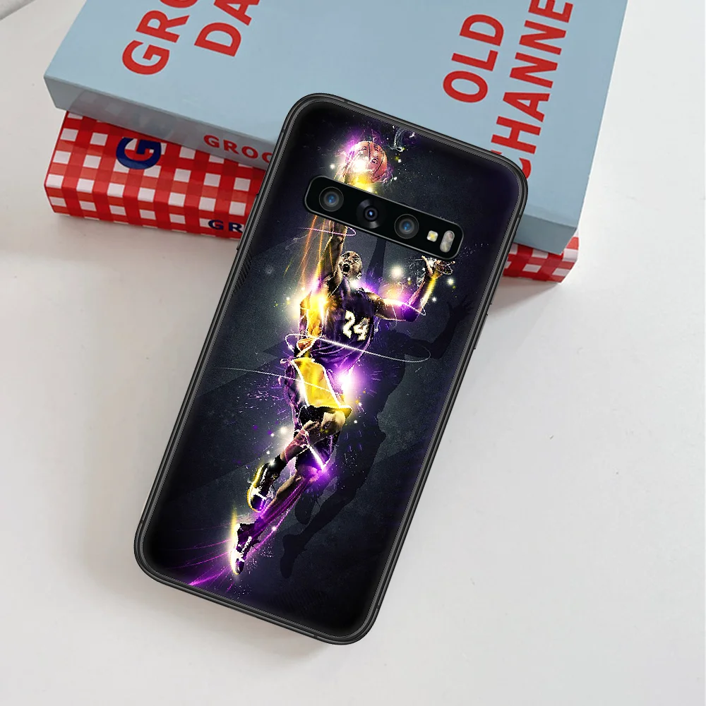 

Kobe Basketball 24 Black Mamba Phone Case For Samsung Galaxy Note S 8 9 10 20 Plus E Lite Uitra black Bumper Trend Waterproof 3D