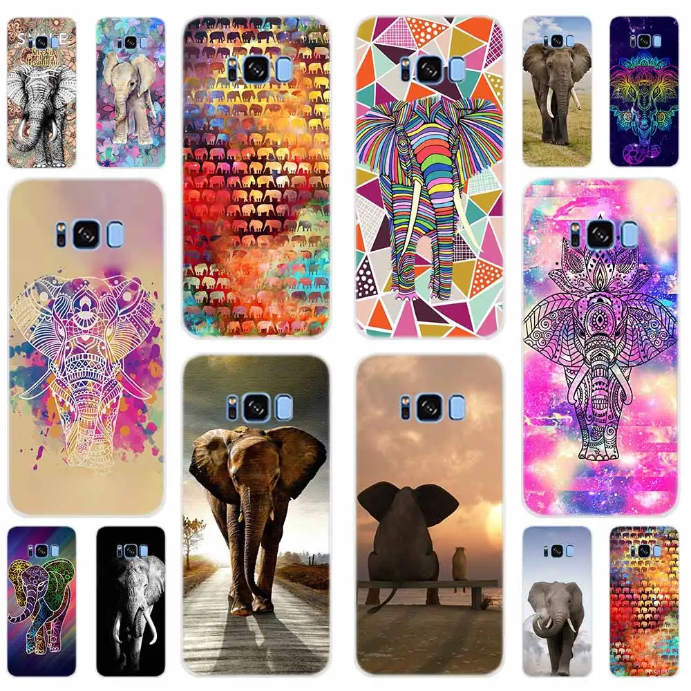 

Indian Animal Elephant Totem Soft Silicone Case For Samsung S21 S22 S20 S11 S10 S9 S8 Plus Ultra lite fe 11e 10e Cover 5G