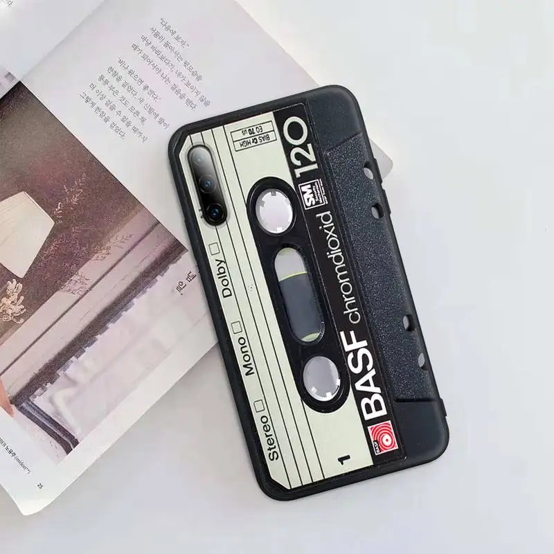 

Hot Classical Old Cassette Tape Black Silicone Mobile Phone Cover Case For Honor 7A Pro 7C 10i 8A 8X 8S 8 9 10 20 Lite
