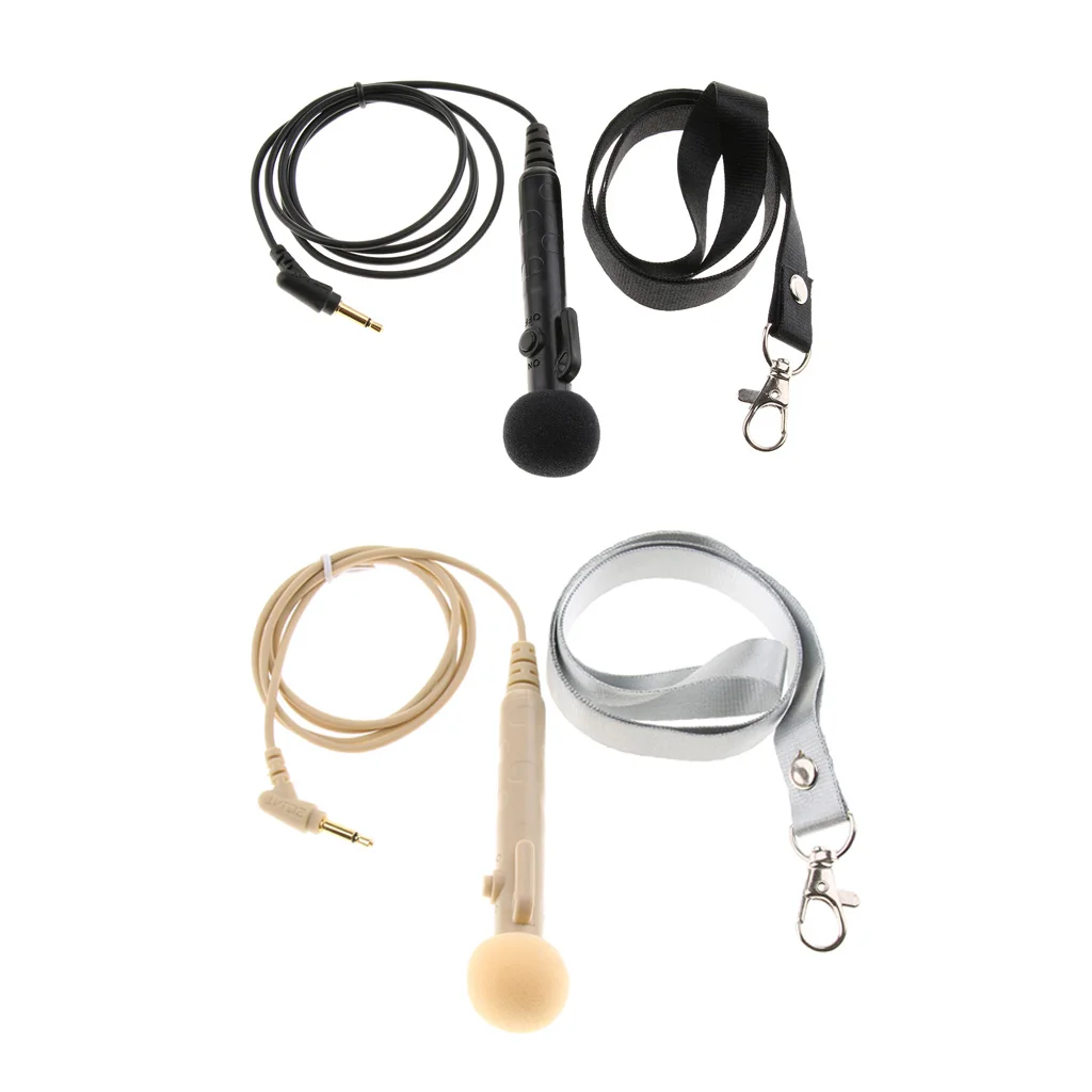 

Durable 3.5mm Handheld/Clip Microphone Mic for Stage Speech Lecture Meeting