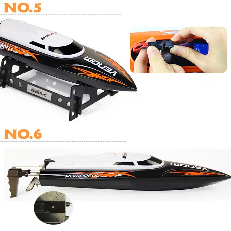 Новая Обновленная высокоскоростная лодка Udi001 Udi 001 2 4G 4CH RC VS ft007 ft009 ft012 wl911 skytech h100 h101