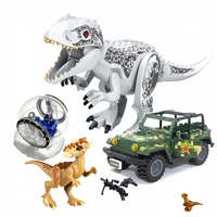 jurassic world 2 brutal raptor building blocks dinosaur figures bricks dino toys for children dinosaurios christmas gift